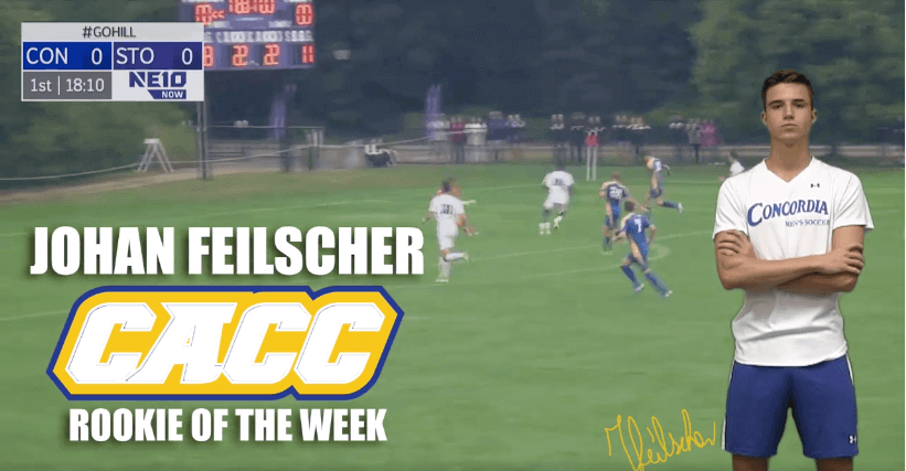 Rookie of the Week | The College Soccer Experience of Johan Feilscher at Concordia College
