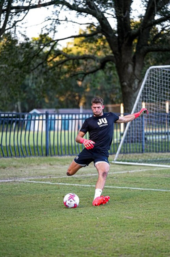 Warubi Global Scout Christian Sekanina playing for JU